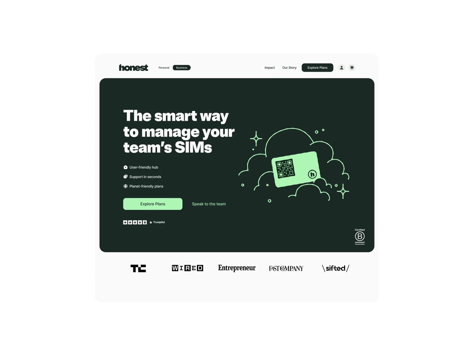 Honest app and website